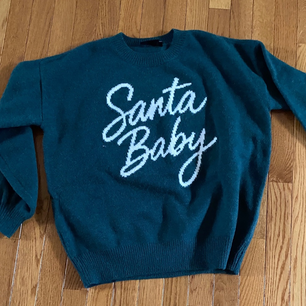 Vici Teal Knit Sweater